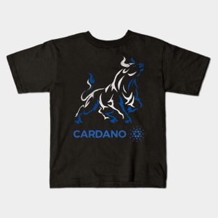 Vintage Bull Market Cardano Coin Crypto Token Cryptocurrency Wallet Cardano HODL Birthday Gift For Men Women Kids T-Shirt